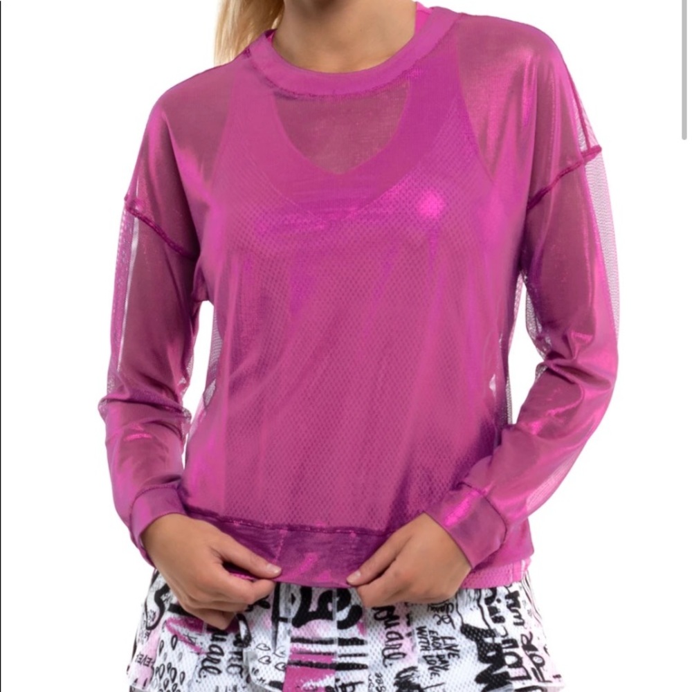 Lucky in Love Goddess Mesh Long Sleeve